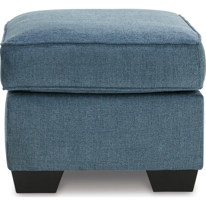 Cashton Ottoman - Blue