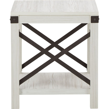 Bayflynn End Table - Whitewash