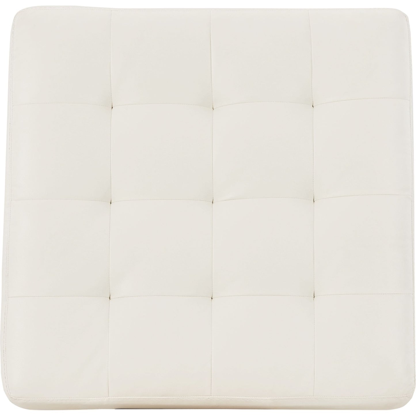Donlen Oversized Accent Ottoman - White