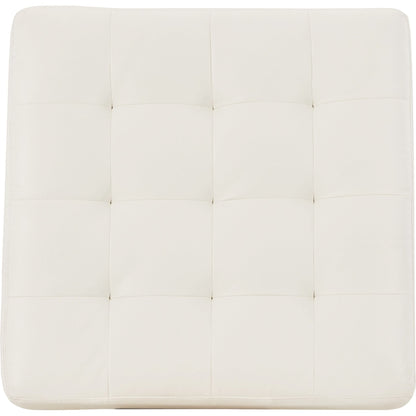 Donlen Oversized Accent Ottoman - White