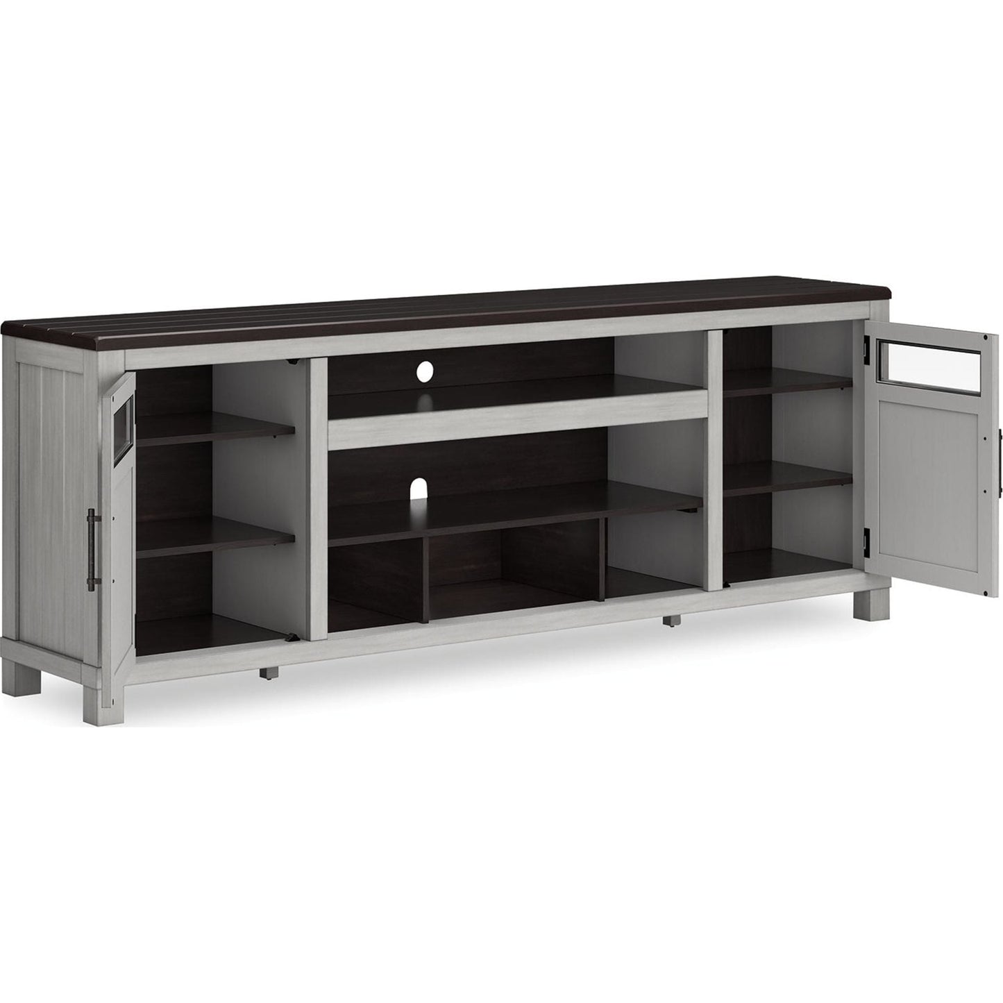 Darborn TV Stand - Gray/Brown