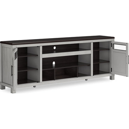 Darborn TV Stand - Gray/Brown
