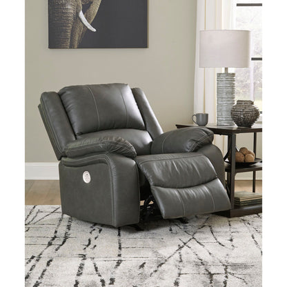 Calderwell Power Rocker Recliner - Gray
