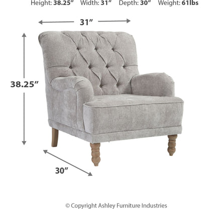 Dinara Accent Chair - Dove Gray