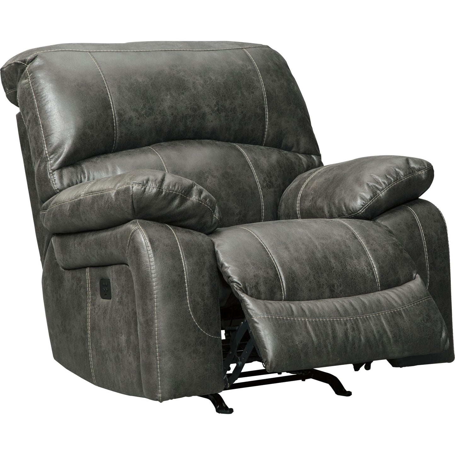 Dunwell Power Rocker Recliner - Steel