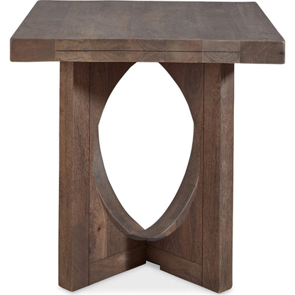 Abbianna End Table - Medium Brown