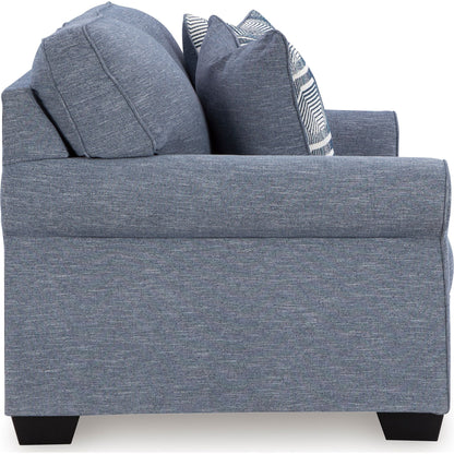 Carissa Manor Loveseat - Denim