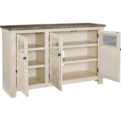 Bolanburg TV Stand - White/Weathered Gray