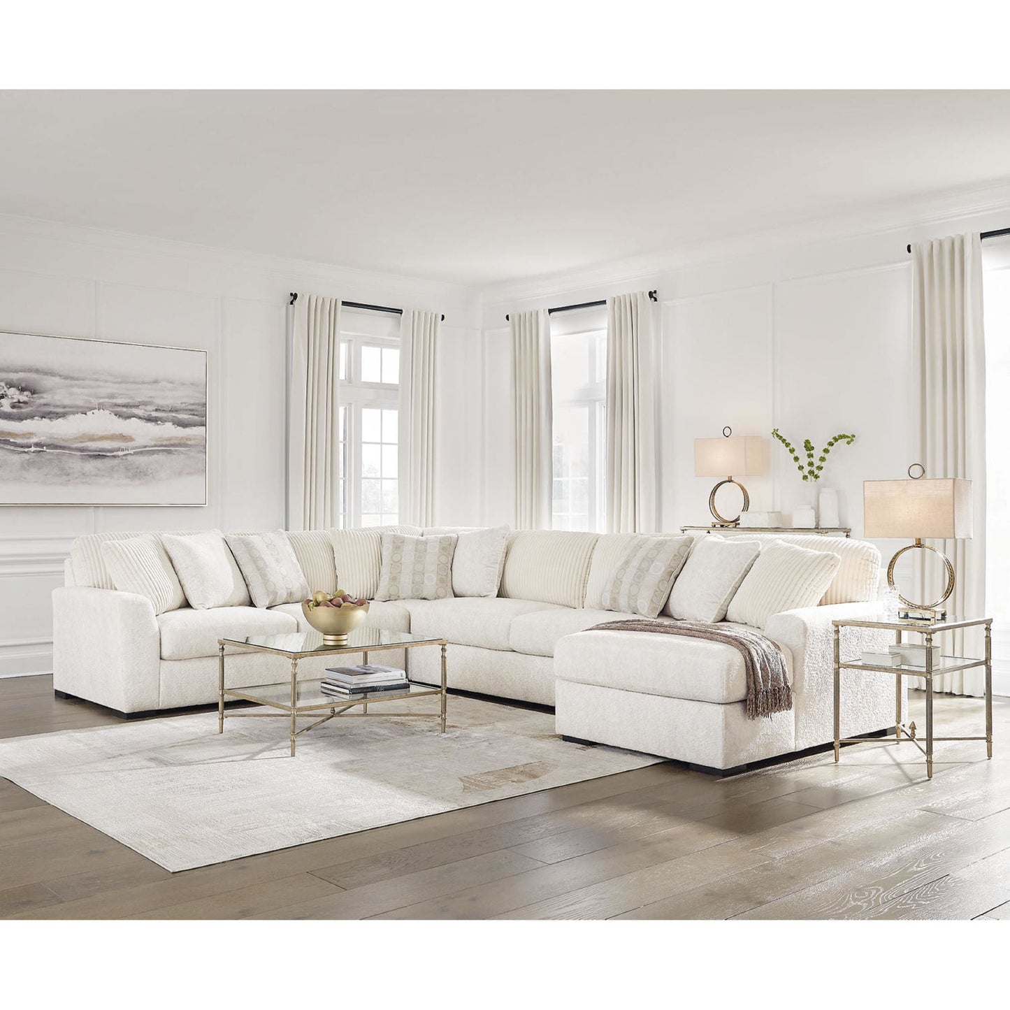 Chessington 4 Piece Sectional with Chaise
