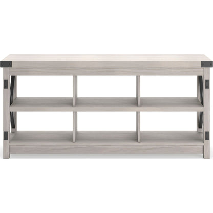 Bayflynn TV Stand - White/Black