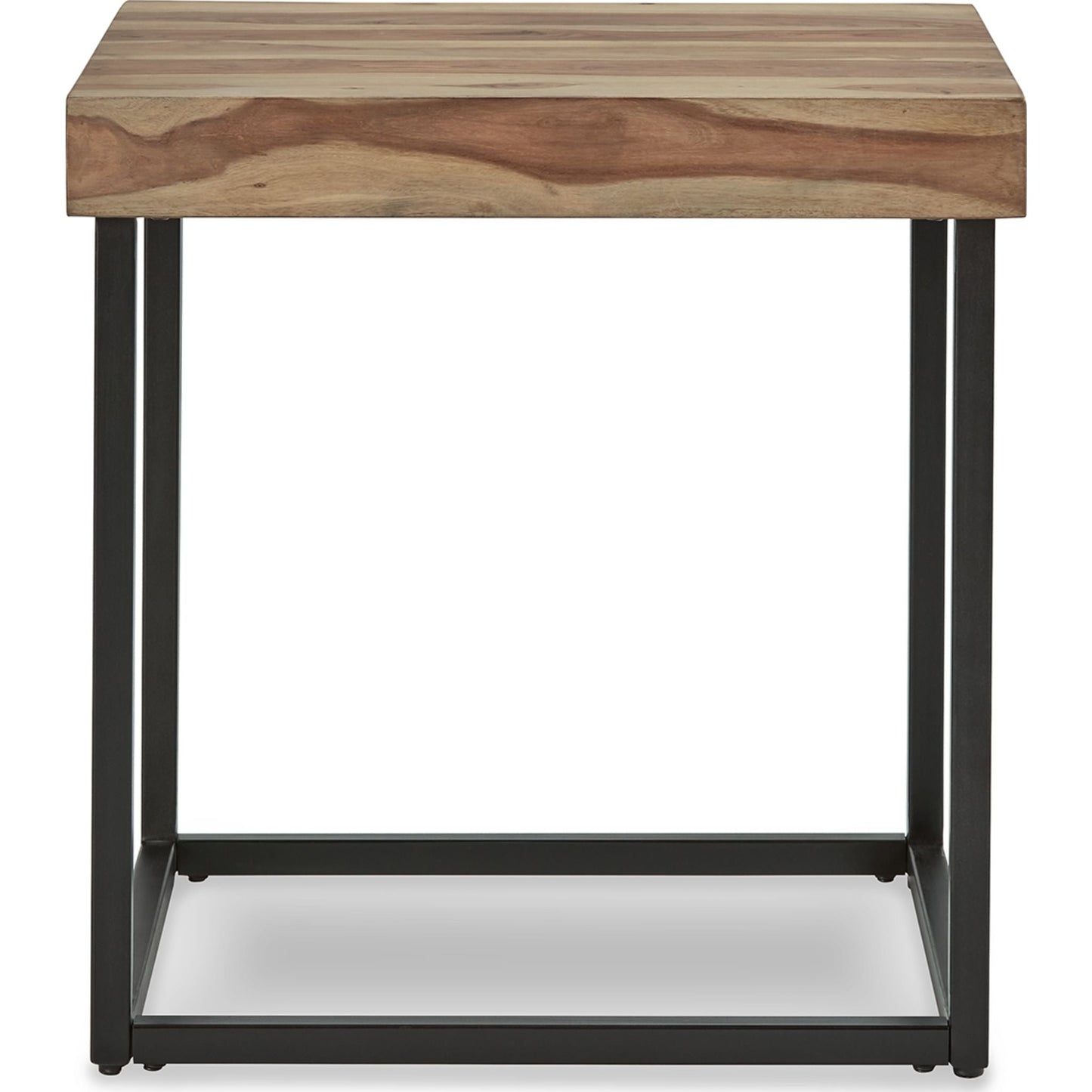 Bellwick End Table - Natural/Black