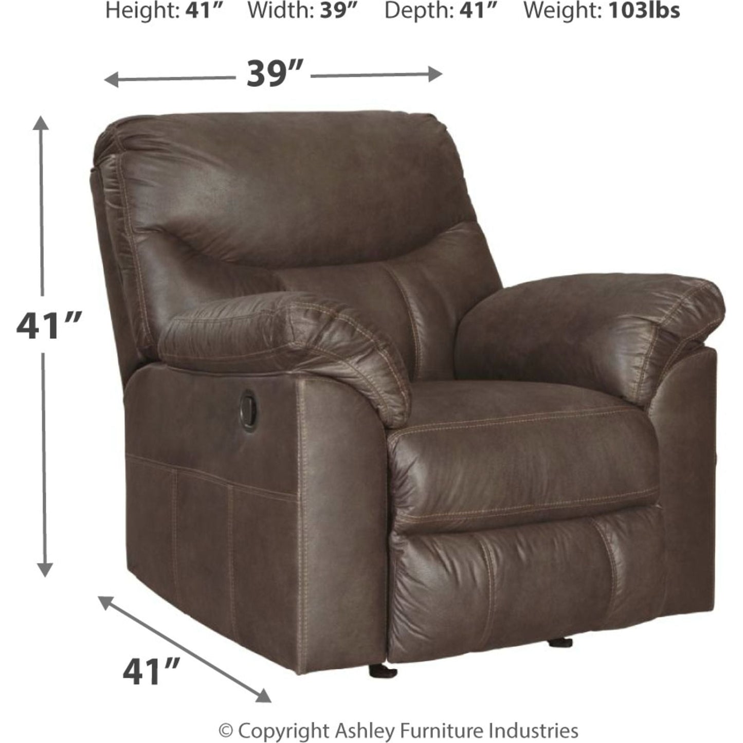 Boxberg Rocker Recliner - Teak