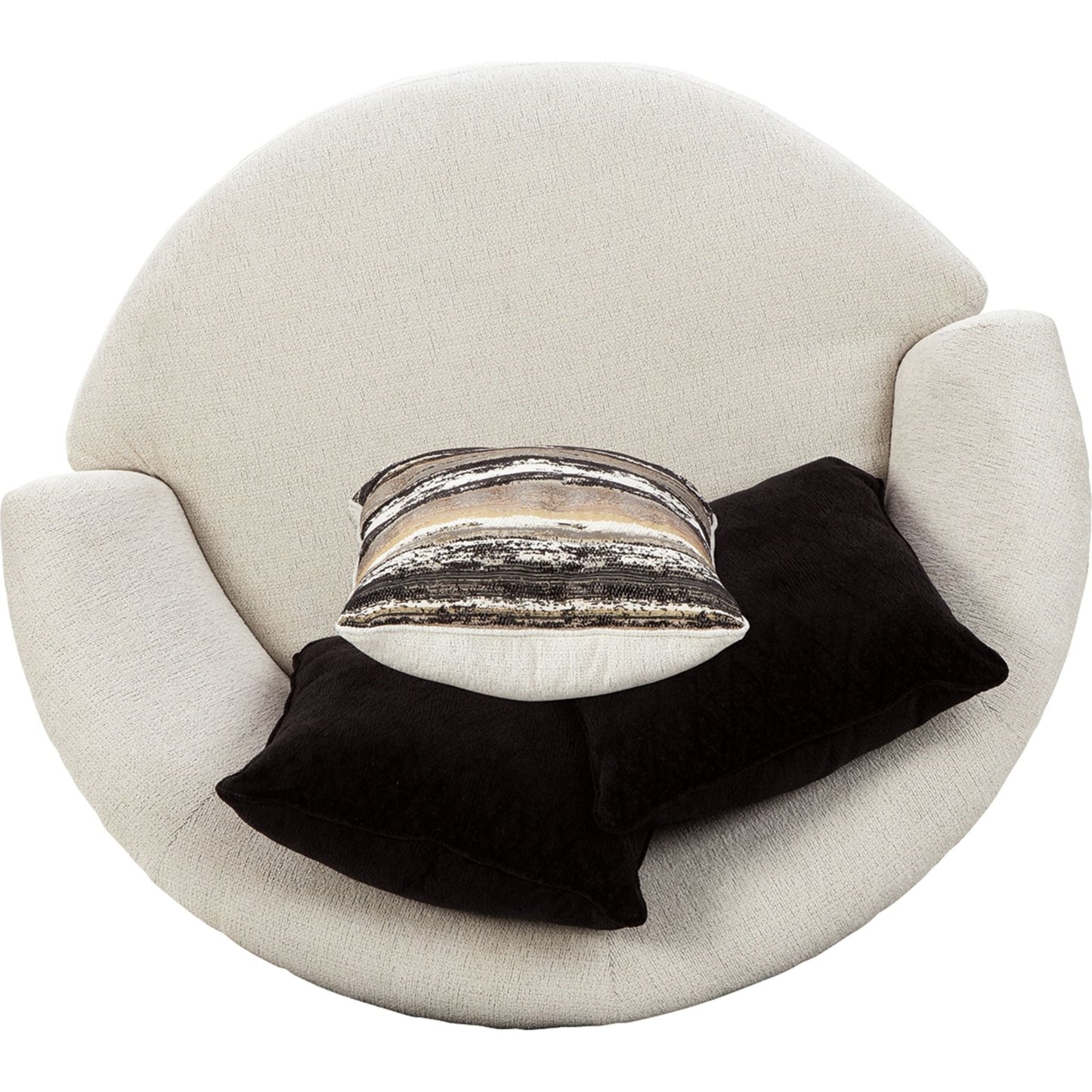 Cambri Swivel Chair - Snow