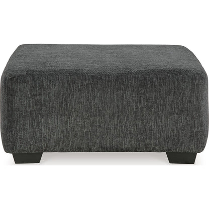 Biddeford Oversized Accent Ottoman - Ebony