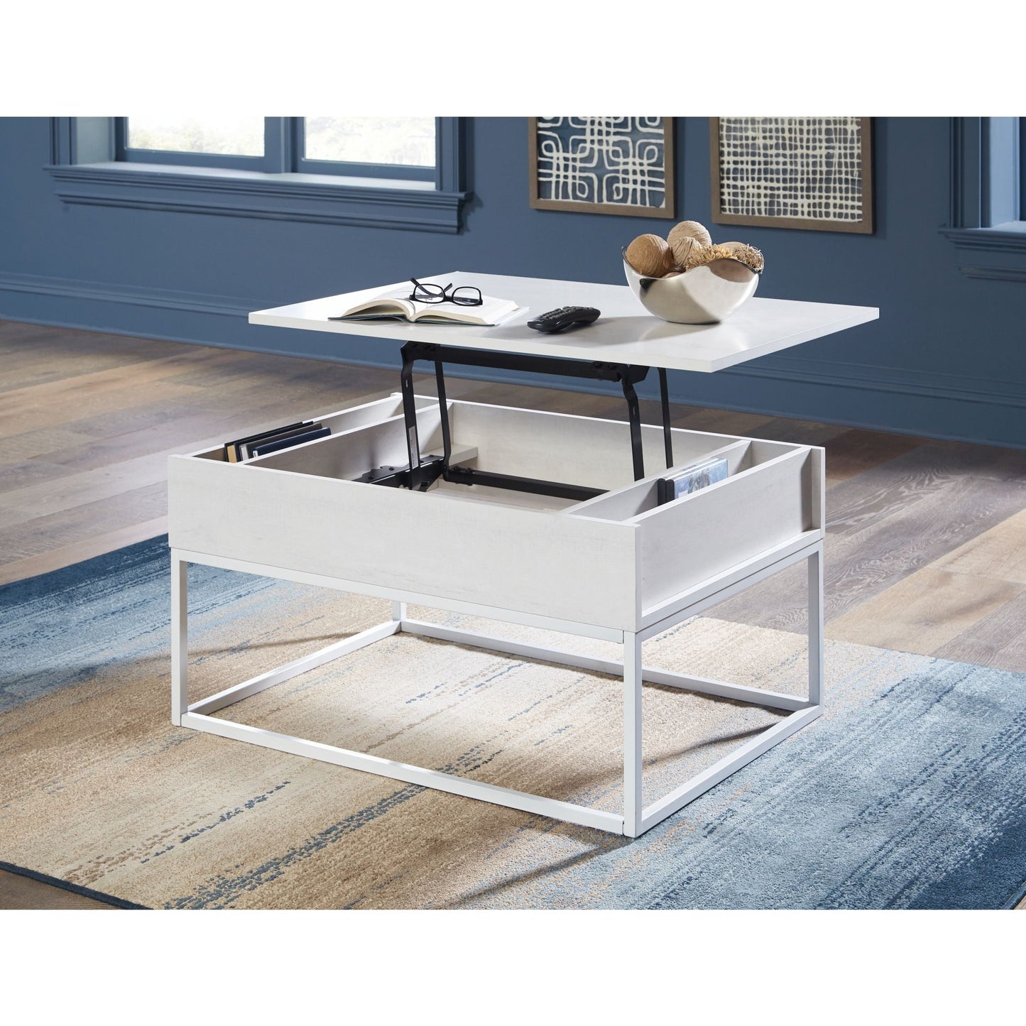 Deznee Coffee Table - White