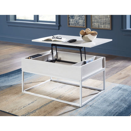 Deznee Coffee Table - White