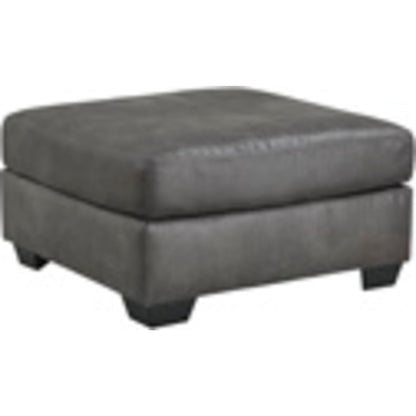 Bladen Oversized Accent Ottoman - Slate