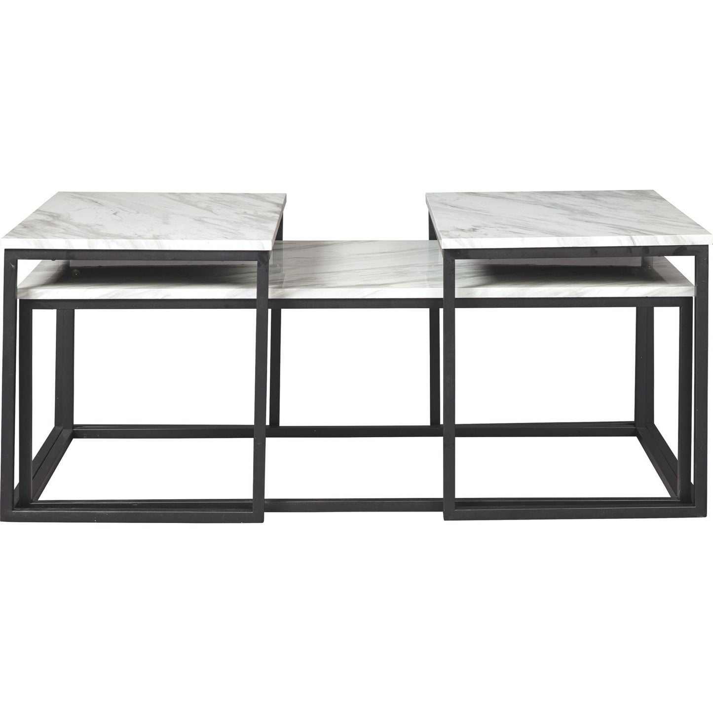 Donnesta 3 Pack Tables - White