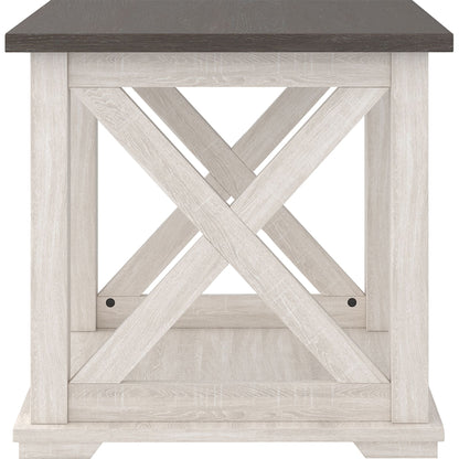 Dorrinson End Table - Two-tone