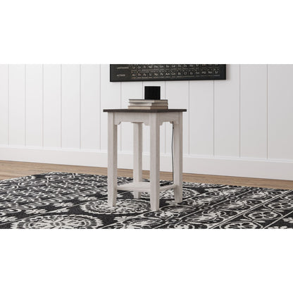 Dorrinson Chair Side End Table - Two-tone