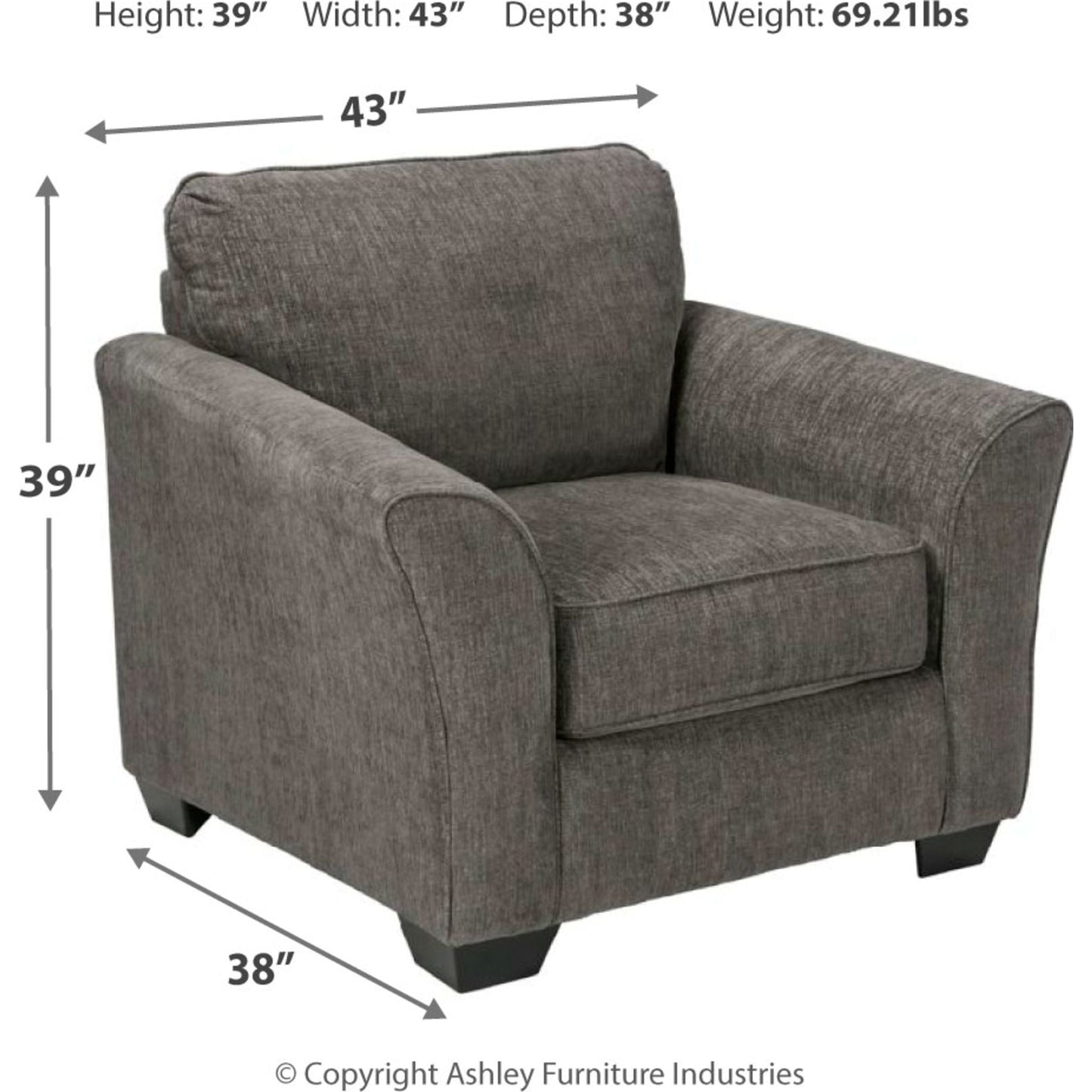 Brise Chair - Slate