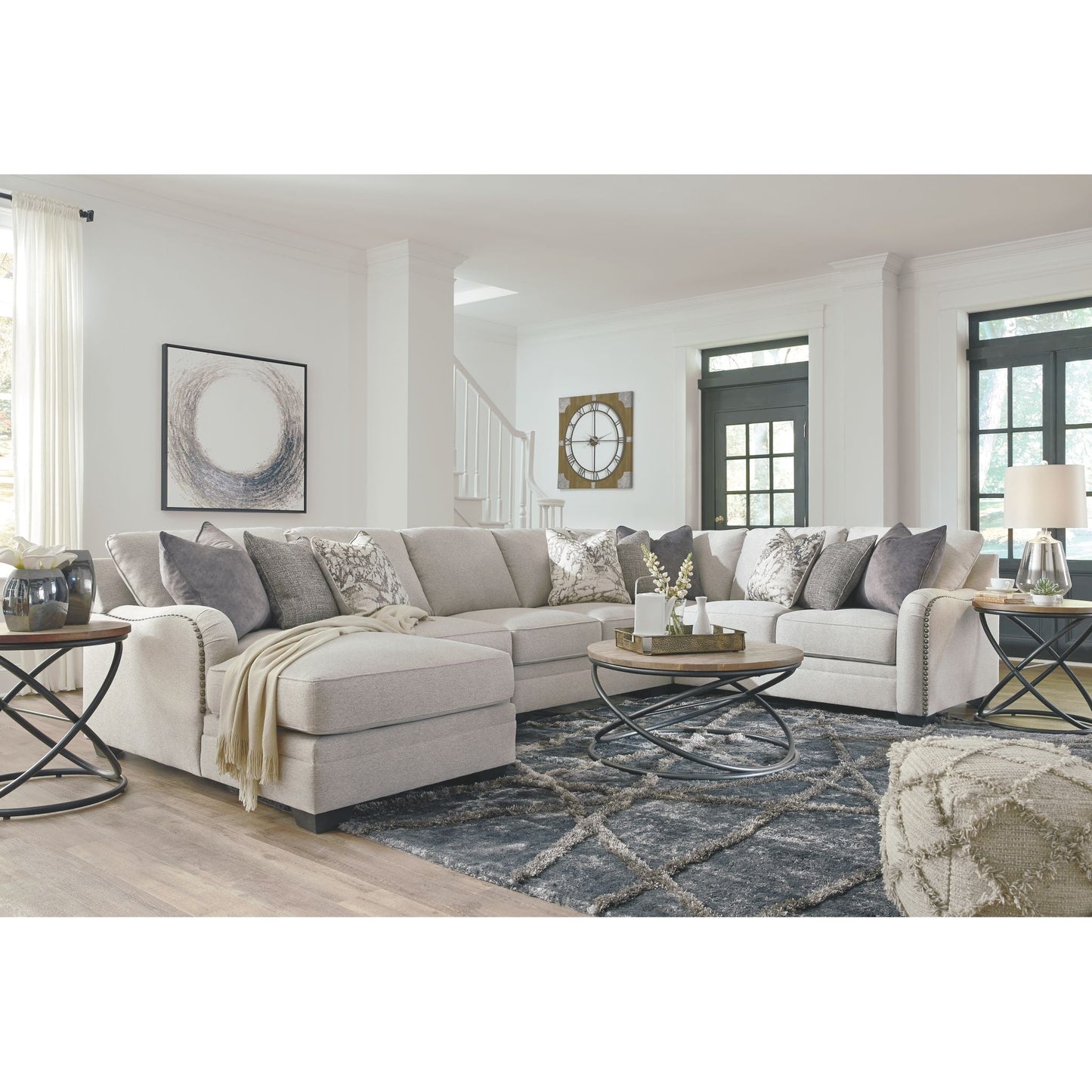 Dellara 5 Piece Sectional with Chaise