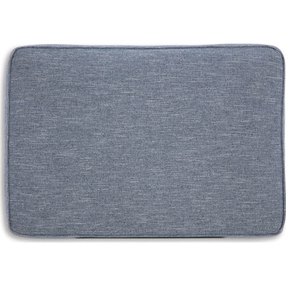 Carissa Manor Ottoman - Denim