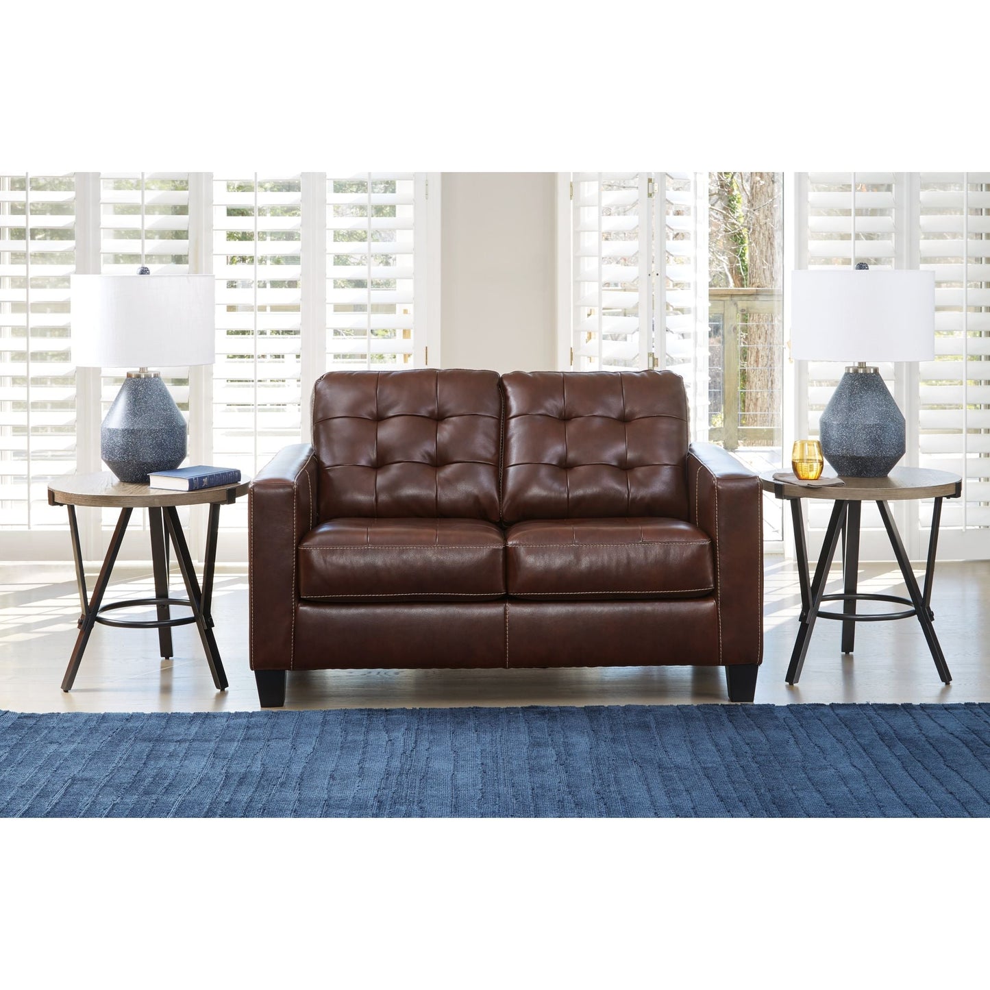 Altonbury Loveseat - Walnut