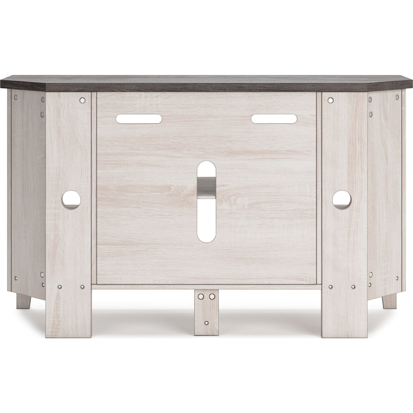 Dorrinson Corner TV Stand - Two-tone