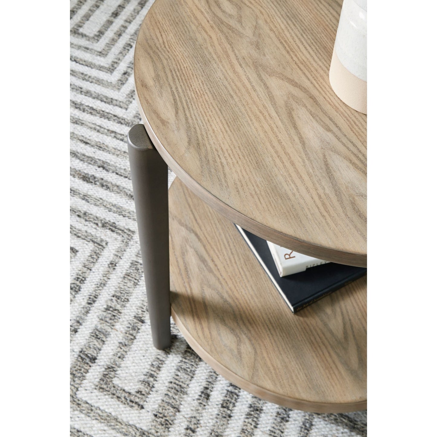 Dyonton End Table - Light Grayish Brown