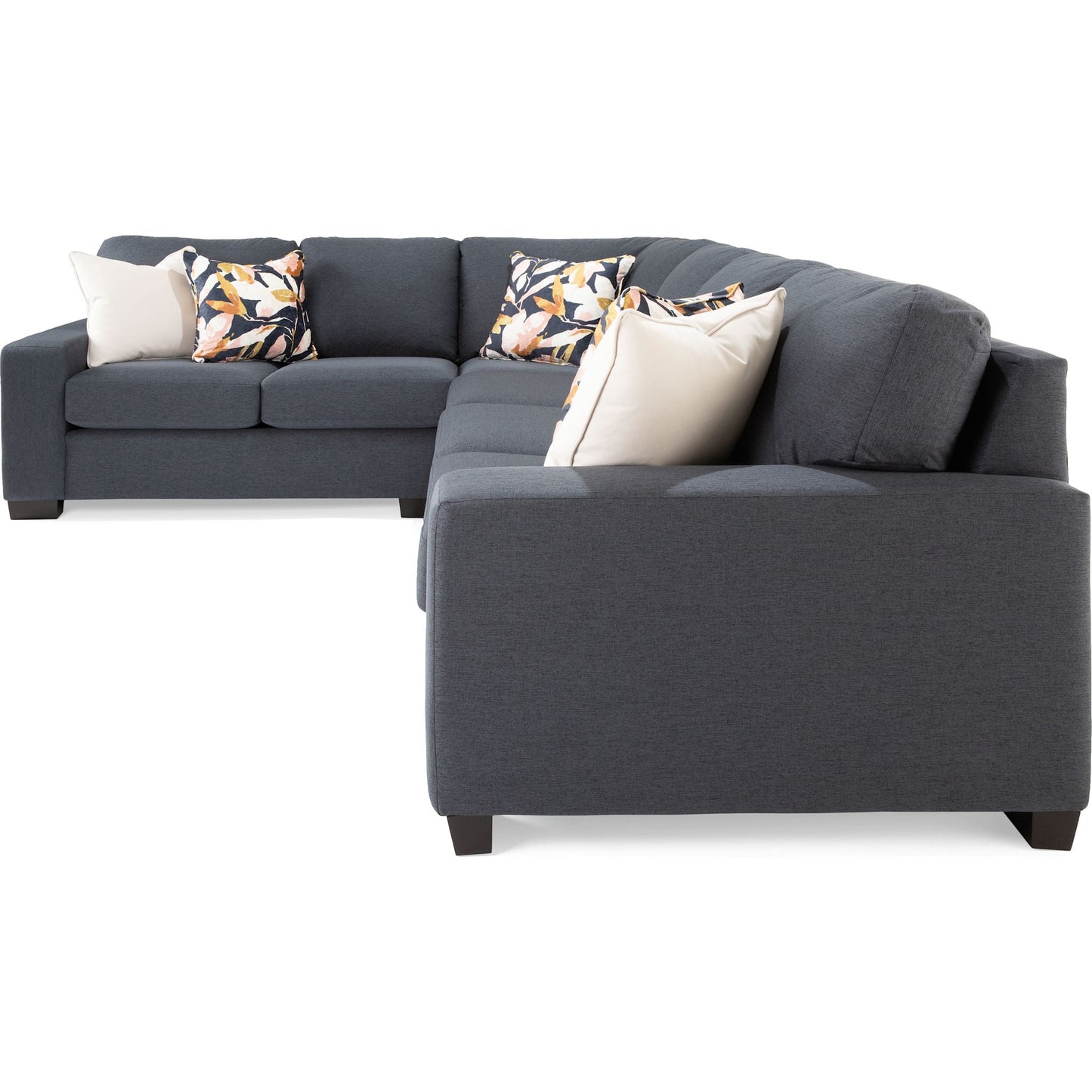 Alessandra 3 Piece Sectional - Bionic Navy