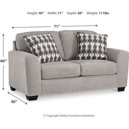 Avenal Park Loveseat - Flannel