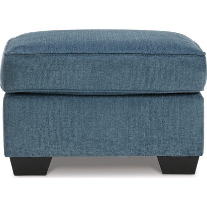 Cashton Ottoman - Blue