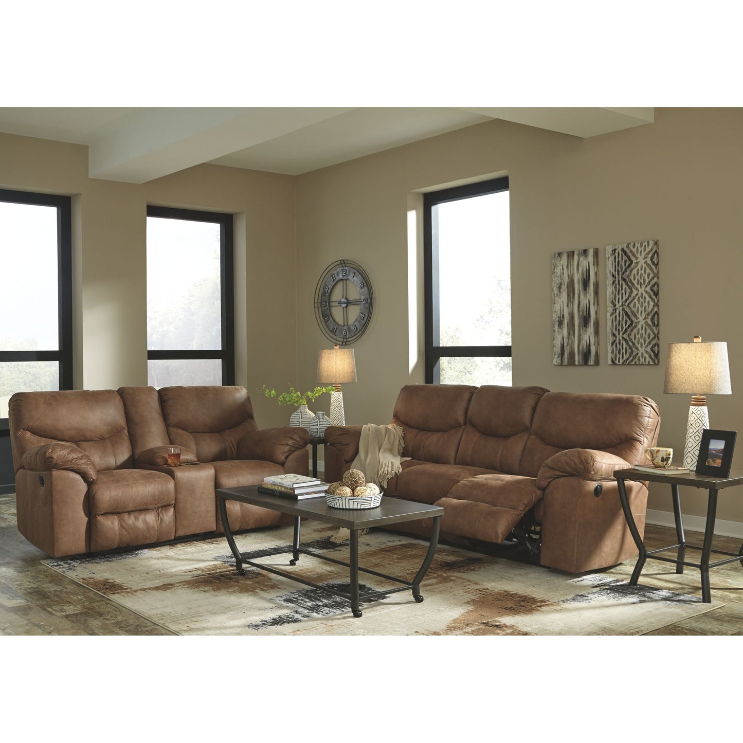 Boxberg Reclining Sofa - Bark