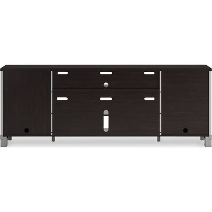 Darborn TV Stand - Gray/Brown