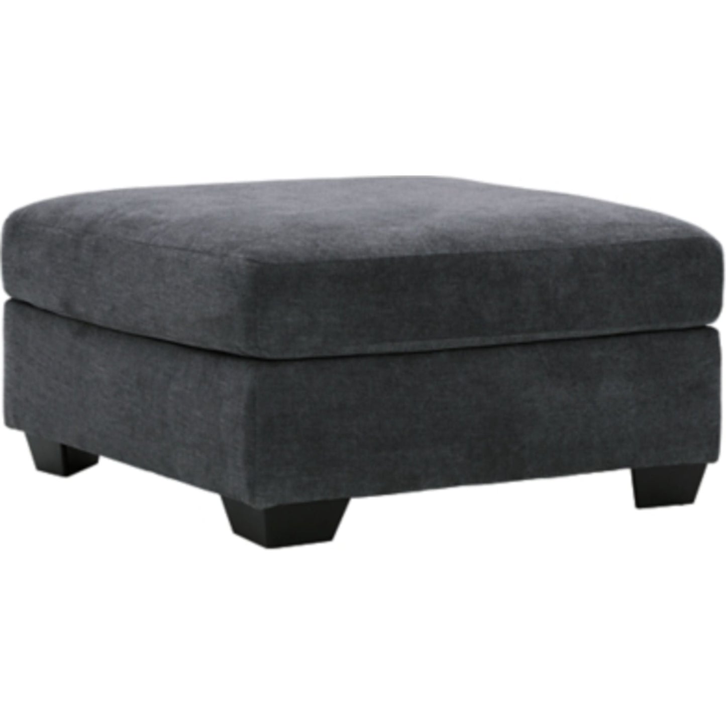Ambrielle Oversized Accent Ottoman - Gunmetal