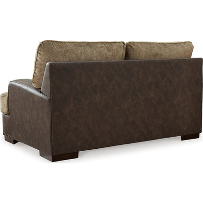 Alesbury Loveseat - Chocolate
