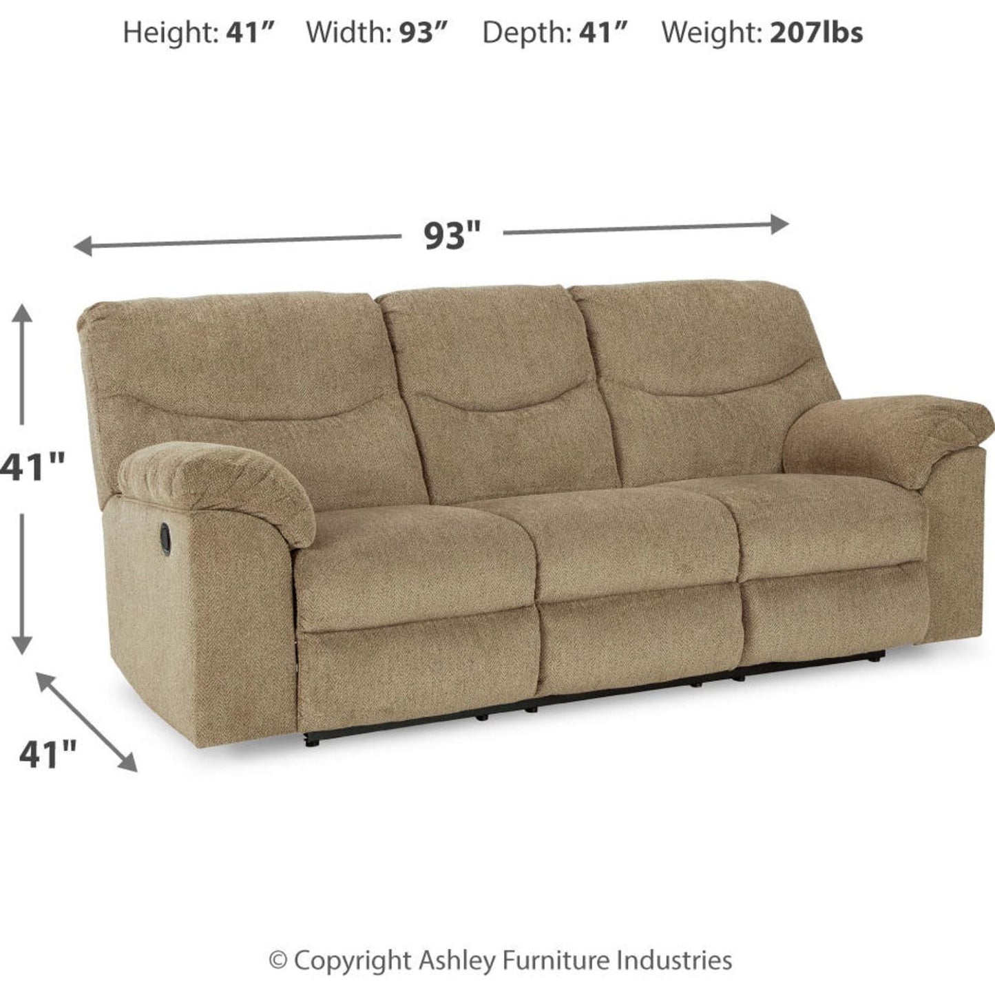 Alphons Reclining Sofa