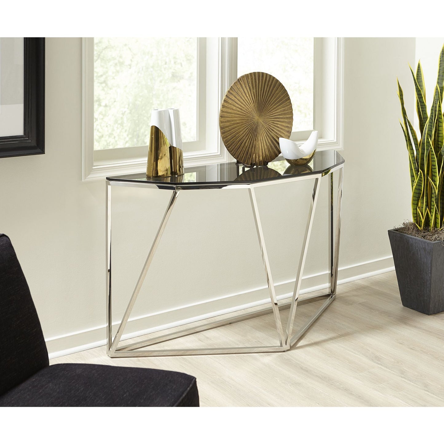 Aria Console Table - Smoked