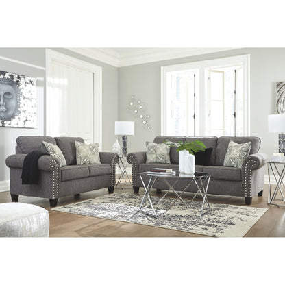 Agleno Loveseat - Charcoal