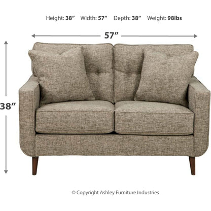 Dahra Loveseat - Jute