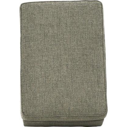 Cascilla Ottoman - Pewter