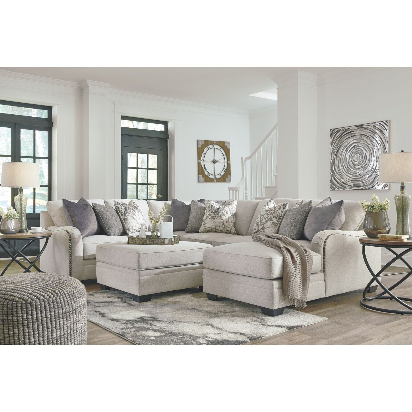 Dellara 4 Piece Sectional with Chaise