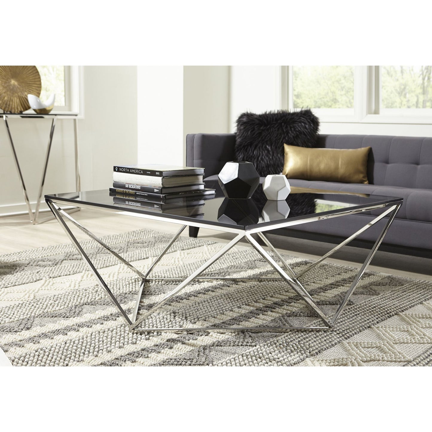 Aria Coffee Table - Smoked