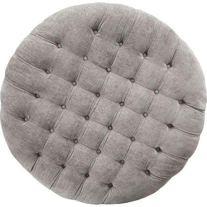 Carnaby Oversized Accent Ottoman - Linen