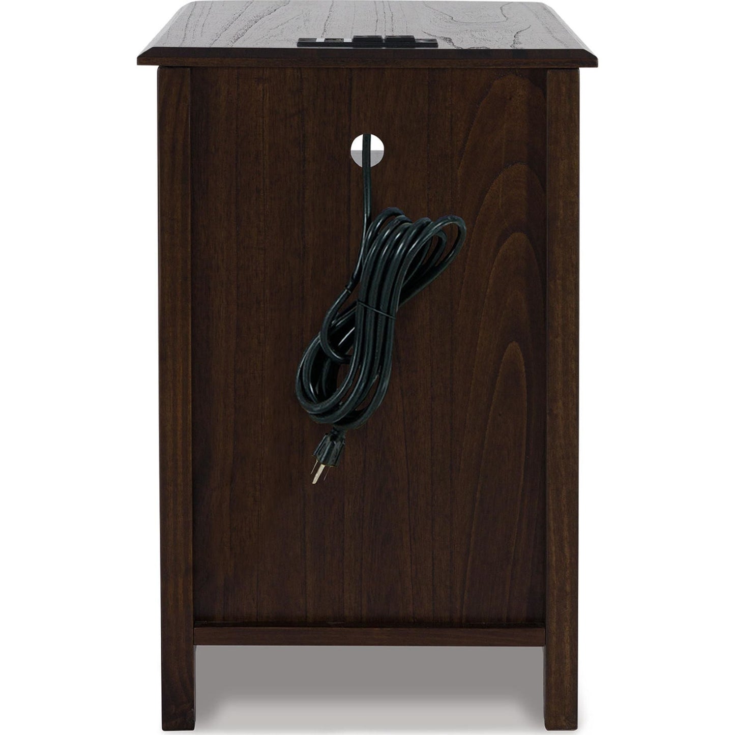 Devonsted Chair Side End Table - Dark Brown