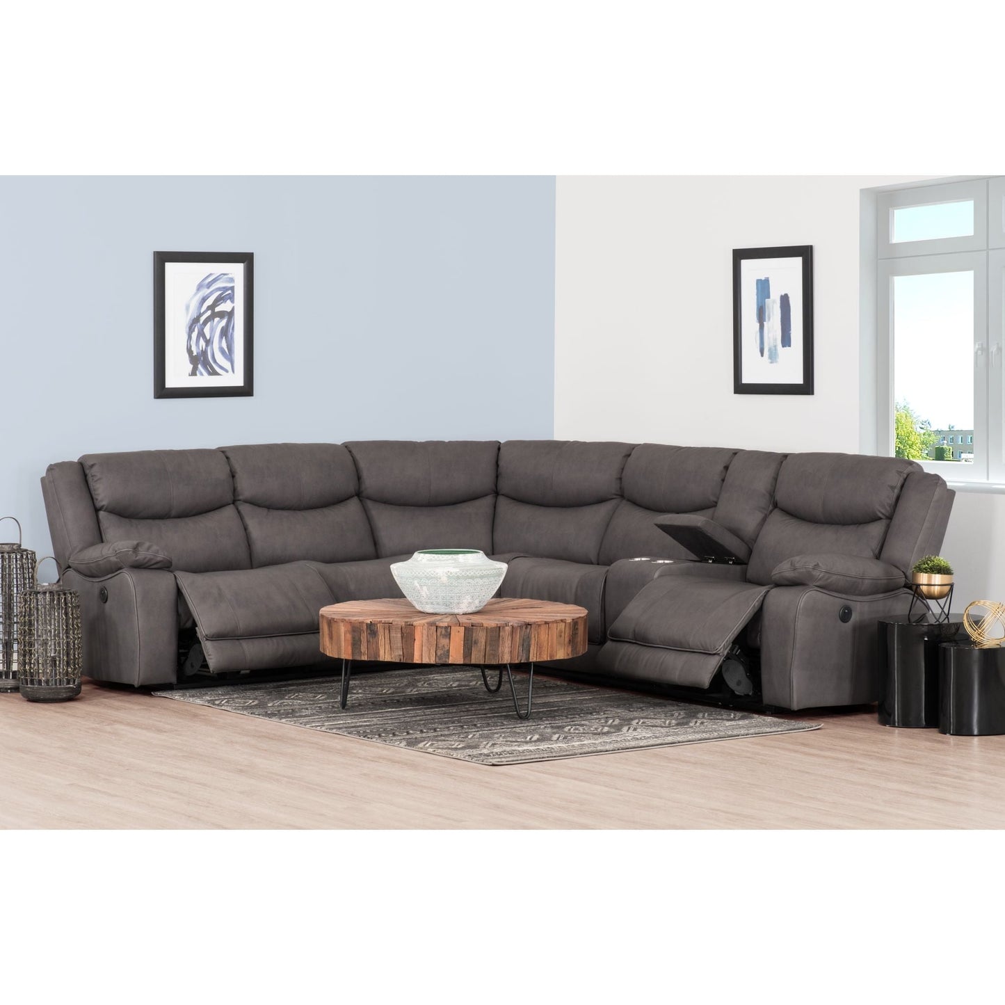 Adeja 3 Piece Power Sectional