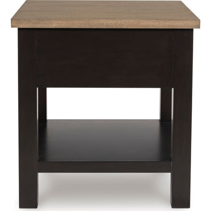 Drazmine End Table - Brown