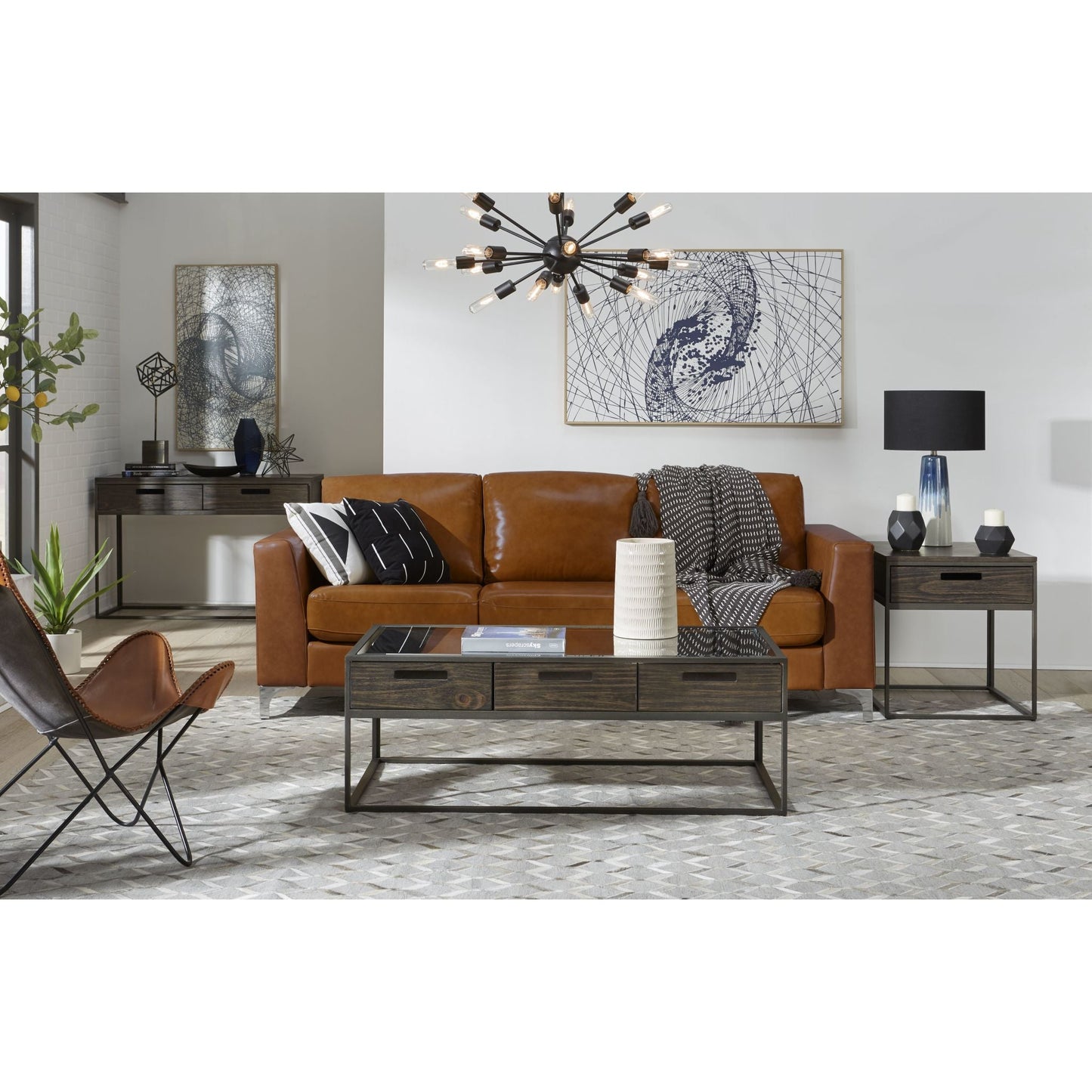 Bradley End Table - Double Fudge
