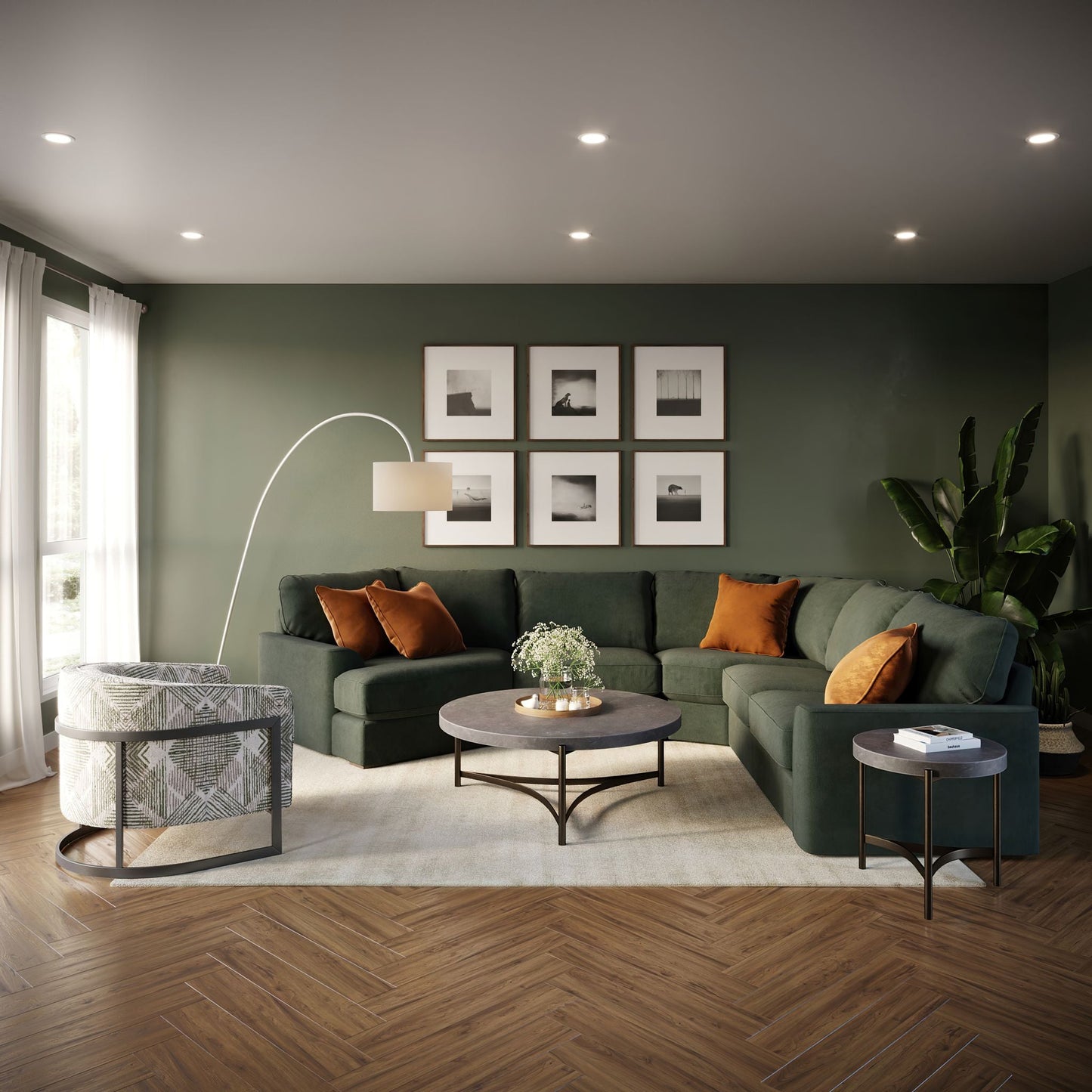 Dezi Accent Chair - Shuffle Grass